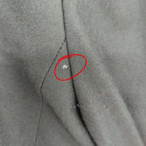 VTG Pendleton Blazer Womens 10 Black Wool USA Oversized Workwear Career Classic - Picture 5 of 12